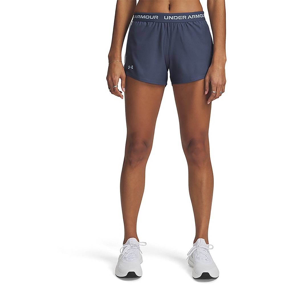Under Armour Women's UA Tech™ Play Up Shorts Navy Blue - Size Large - Picture 2 of 12